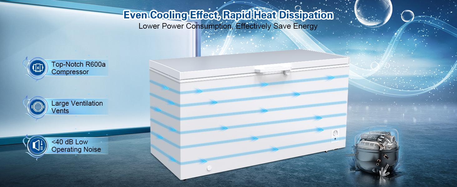 18.0 Cu.Ft Deep Freezer, Large Chest Freezer for Families with Removable Basket& 8 Adjustable Thermostat, Energy Saving Freezer Front Drain Free Standing Top Open Door for Home, Kitchen mini fridge mini fridges fridge 18.0 Cu.Ft Deep Freezer, Large Chest Freezer for Families with Removable Basket& 8 Adjustable Thermostat, Energy Saving Freezer Front Drain Free Standing Top Open Door for Home, Kitchen mini fridge mini fridges fridge