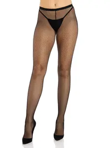 Women's Helena Professional Cotton Fabric Fishnet Tights, 1-Piece Leg Wear for Lingerie & Underwear Use