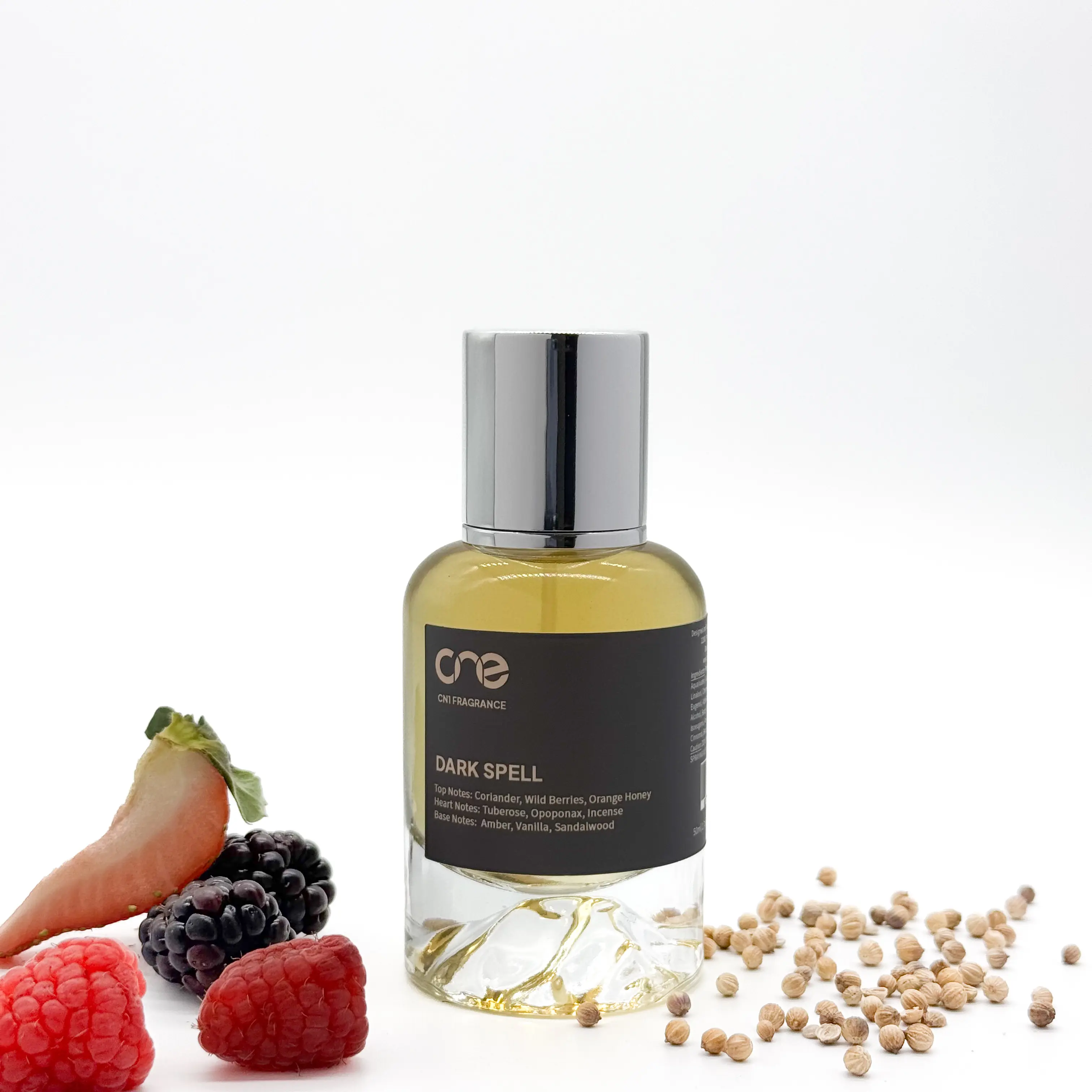 Dark Spell by CN1 Fragrance,  Eau de Parfume (EDP) - Ambery and Vanilla Notes for Women 50ml/1.7 FL oz, The legendary and intoxicating oriental Long Lasting Fragrance Perfume
