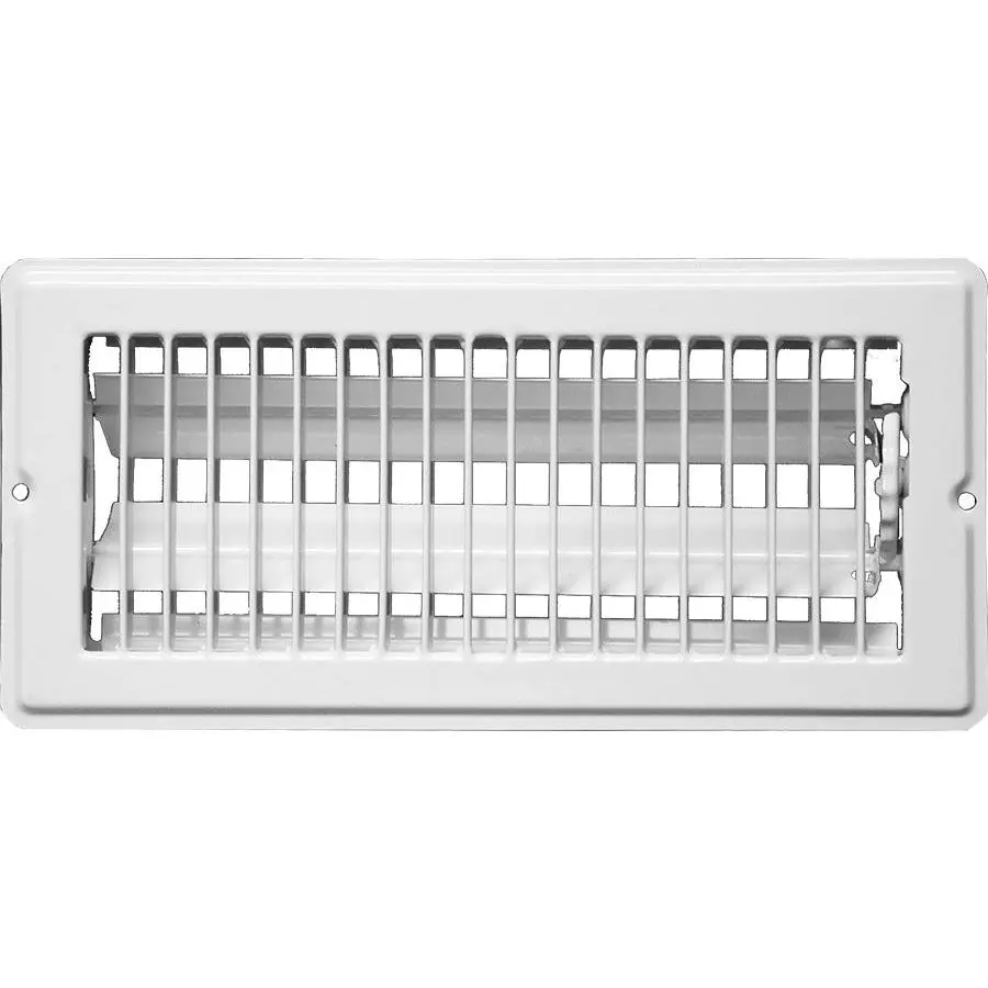 Continental Industries Mobile Home White Floor Register 4 X 8