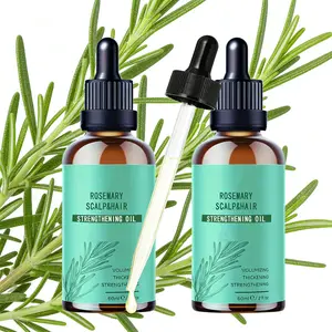 2-Pack Rosemary Oil for Hair Growth, Rosemary Hair Growth Oil, Hair Strengthening Serum for Dry/Damaged Hair, Hair Loss Treatment & Thickening, Scalp Care to Promote Hair Thickness for Men & Women