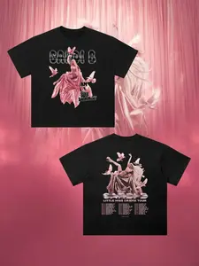 [Sale Up To 30%] + [Free Ship] Car-B Little Miss Drama 2026 Shirt, Vintage Rap Concert Tee, CB Graphic Double Sided Tee, Rap Queen Concert Shirt