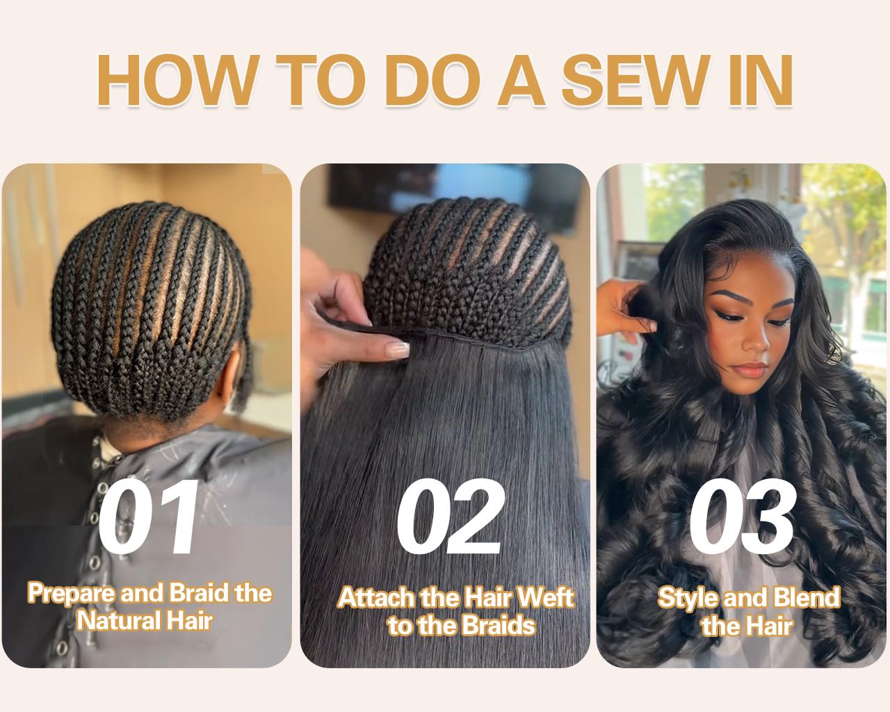MISSTOO 15A 100% Brazilian Human Hair Body Wave Bundles Unprocessed Raw Hair Weave Sew In/Quick Weave Hair Bundles Natural Wavy Hair