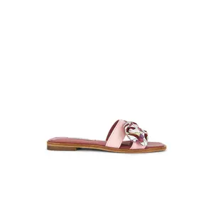 Steve Madden Hadyn Scarf Sandal in Pink Multi