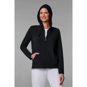 Women's Seaside Zip-Up Hoodie | Black