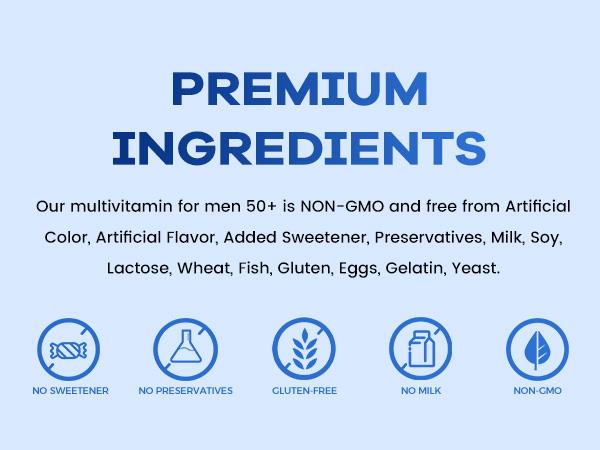 Vitamin World Ultra 360 Multivitamin for Men 50 Plus, Men's 50+ Multivitamin with Minerals & Herbs for Prostate Function, Supplement with Vitamin A, C, D, E & Zinc for Healthy Aging, Perfect Gift for Father,180 Caplets