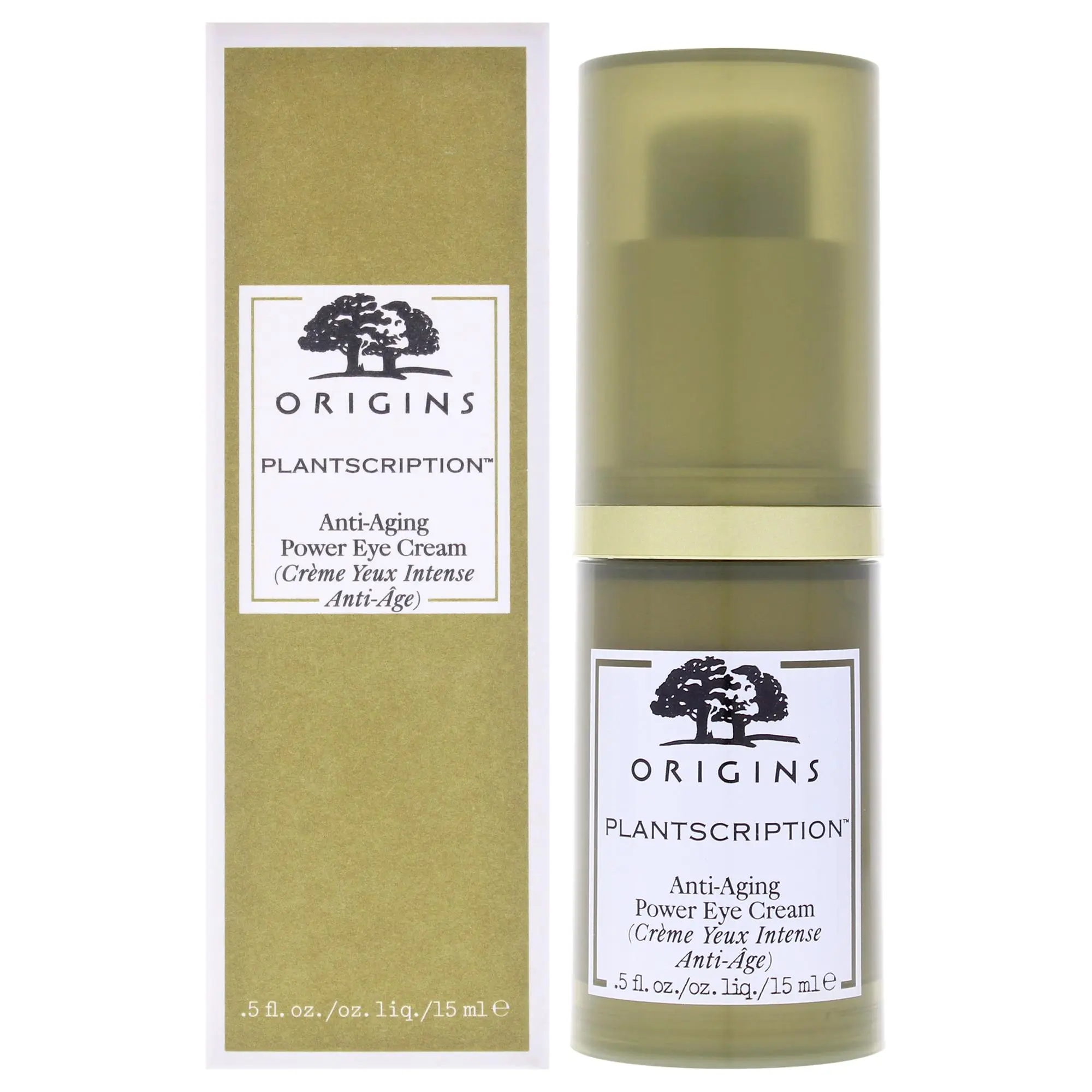 Origins Plantscription Anti-Aging Power Daily Eye Cream, Unisex - 0.5 oz Cream