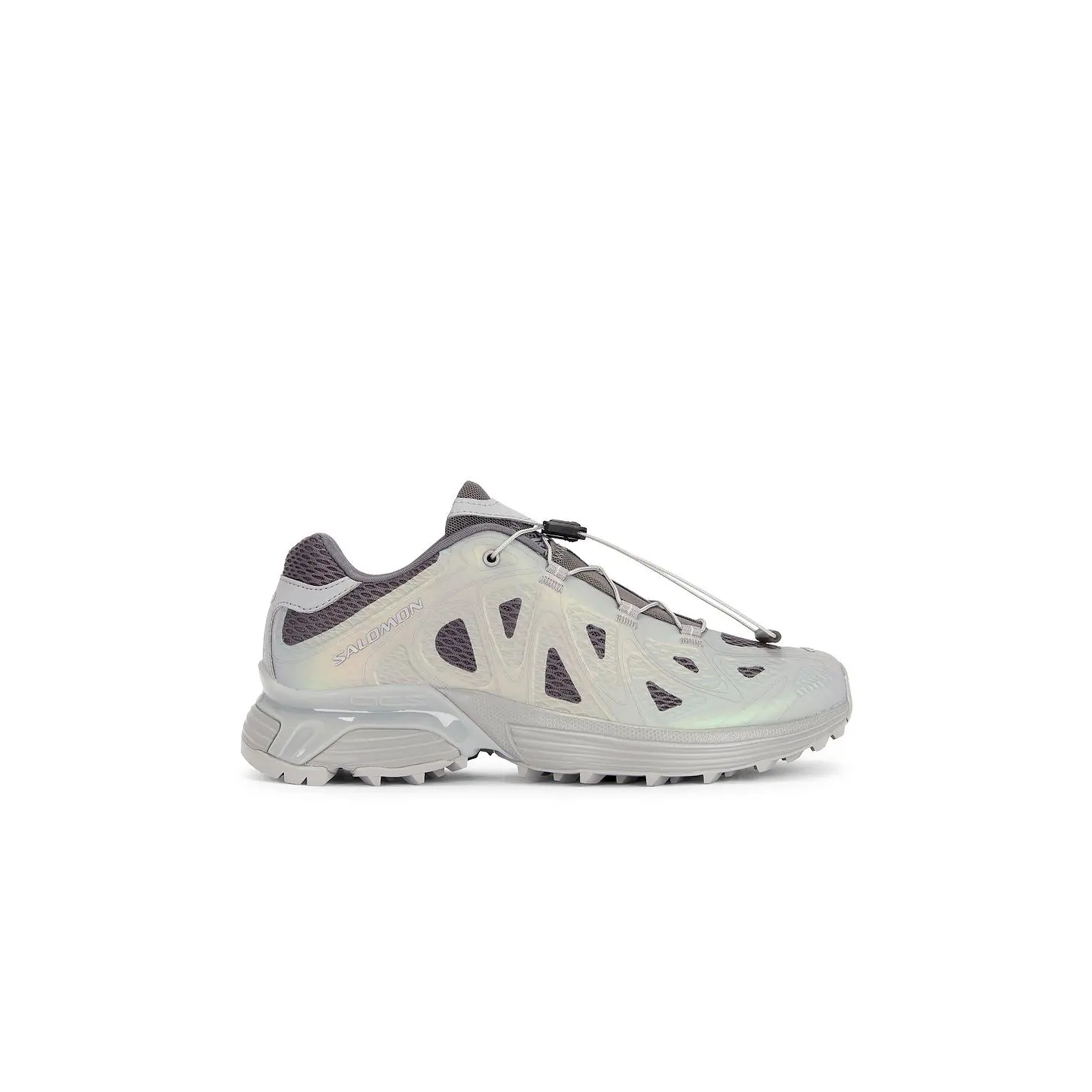 Salomon XT-Whisper Void Sneaker in Alloy, Castlerock, & Footwear Silver Salomon XT-Whisper Void Sneaker in Alloy, Castlerock, & Footwear Silver