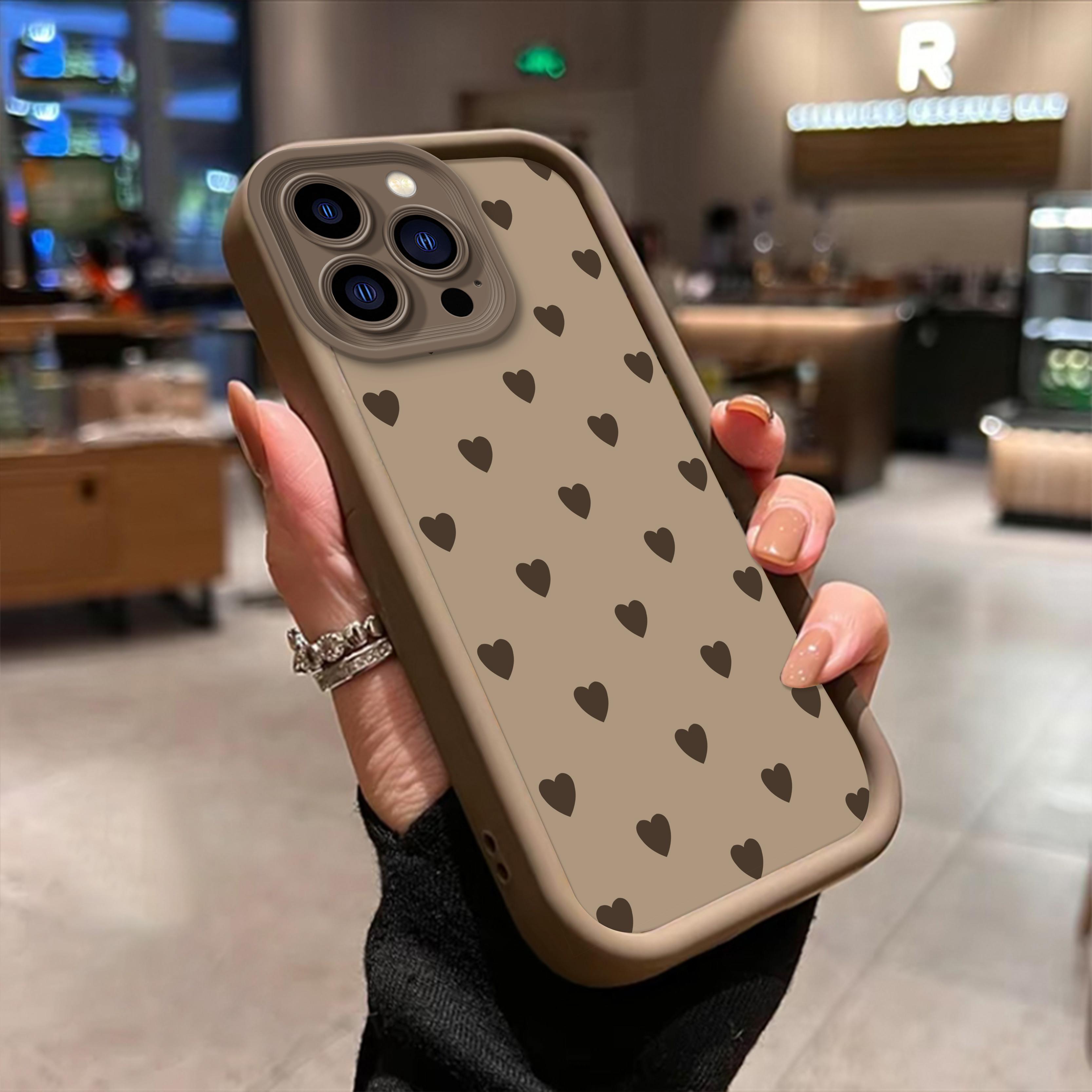 Popular Love Heart Pattern Case for iPhone Samsung, Shockproof Drop, Lovely Heart Phone Cases for Girl.JY29