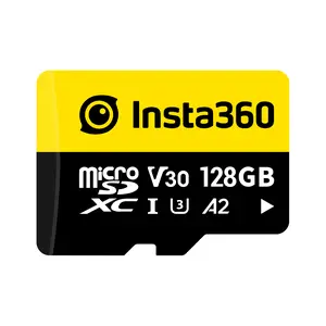 Insta360 128GB microSDXC Memory Card, V30, A1, UHS-I, 90 MB/s Read/Write Speed