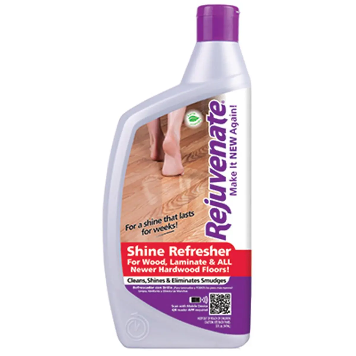 212 MAIN Shine Enhancing Refresher Household Floor Cleaner Spray - Multi-Purpose, Streak-Free, for Laminate, Linoleum, Hardwood, Stone, Terrazole Floors, Model RJRF32RTU, 32 oz.