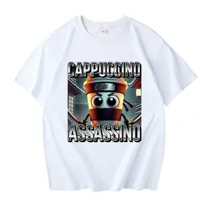 Summer TungtungsahurAI Bio Shanhaijing Short Sleeve T-Shirt Men's and Women's Couples Top