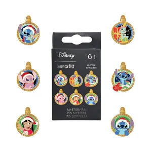 Loungefly Disney Lilo and Stitch Holiday Ornaments Mystery Box Pin