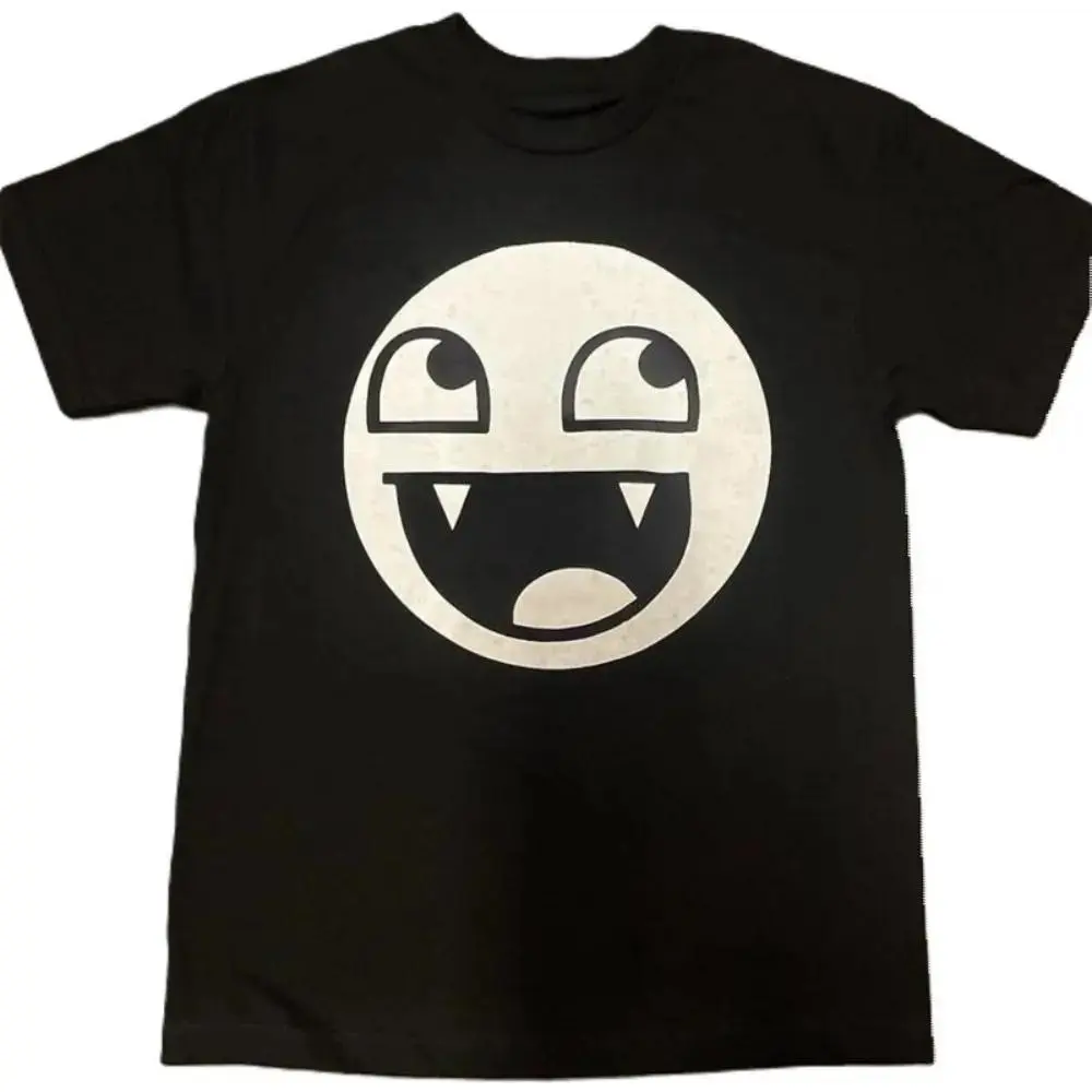 100% Cotton Epic Face Vampire T Shirt Y2K Goth Emo Scene Tapout Affliction  Golf Gift T-Shirt For Men and Women Vintage Graphic Tees