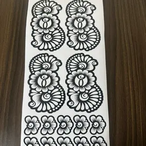 Henna Stencils -  Full hand design for temporary Henna tattoos. Unique Patterns, Suitable for Various Occasions and Events