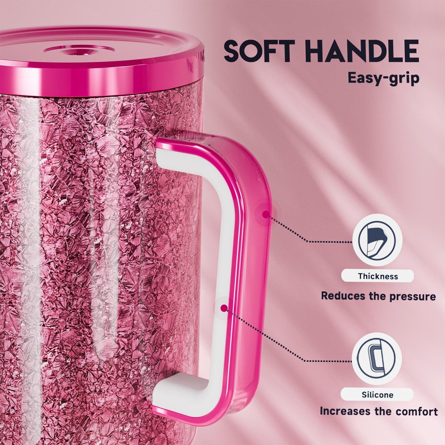 【Meoky Mystery Box】40oz Mystery Meoky Tumbler with Handle and Straw -Leak-proof Lid - Food grade stainless steel Cup - BPA Free - Compatible for Daily use and Traveling (1 Mystery Box 1 cup)