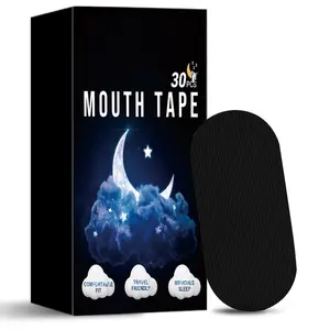 Mouth Tape for sleeping, one month supply, mouth tape, black, gentle, adhesion & 30 Strips, sports accessories, Anti Snoring Sticker Snoring Relief Sticker