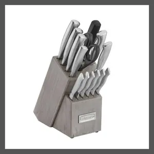 Cuisinart Knife Cutlery Block Set Classic 15pc Forged Cutlery Serrated Blades