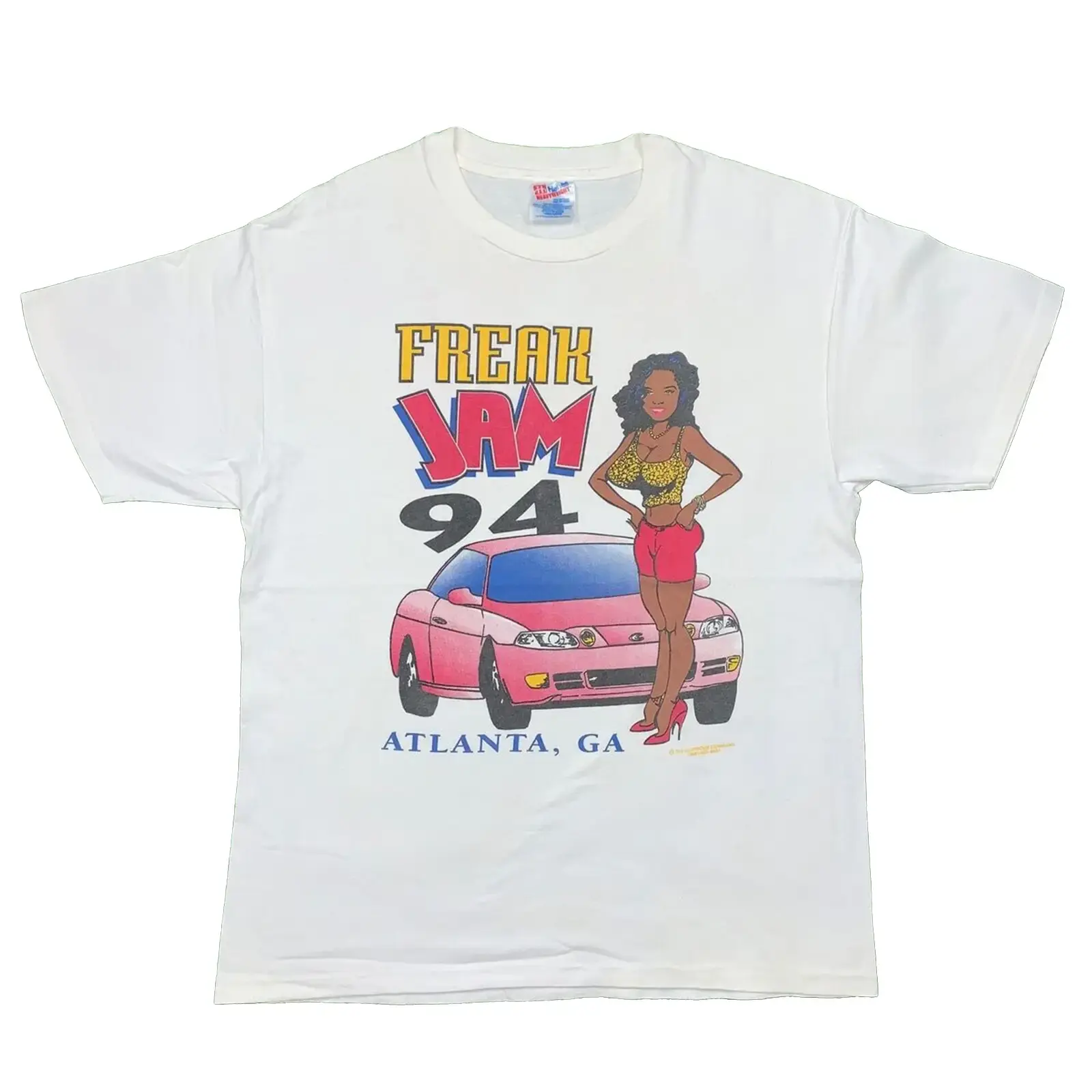 Rare Vintage 94 Freaknik Atlanta T-shirt Casual Classic