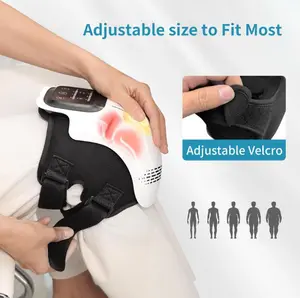 Electric Adjustable Knee Massager USB-Rechargeable Smart Heating with LED Touch Screen Unisex Gift-Ready Porfitness enthusiasttable Comfort Appliance daily relaxation portable therapy home use