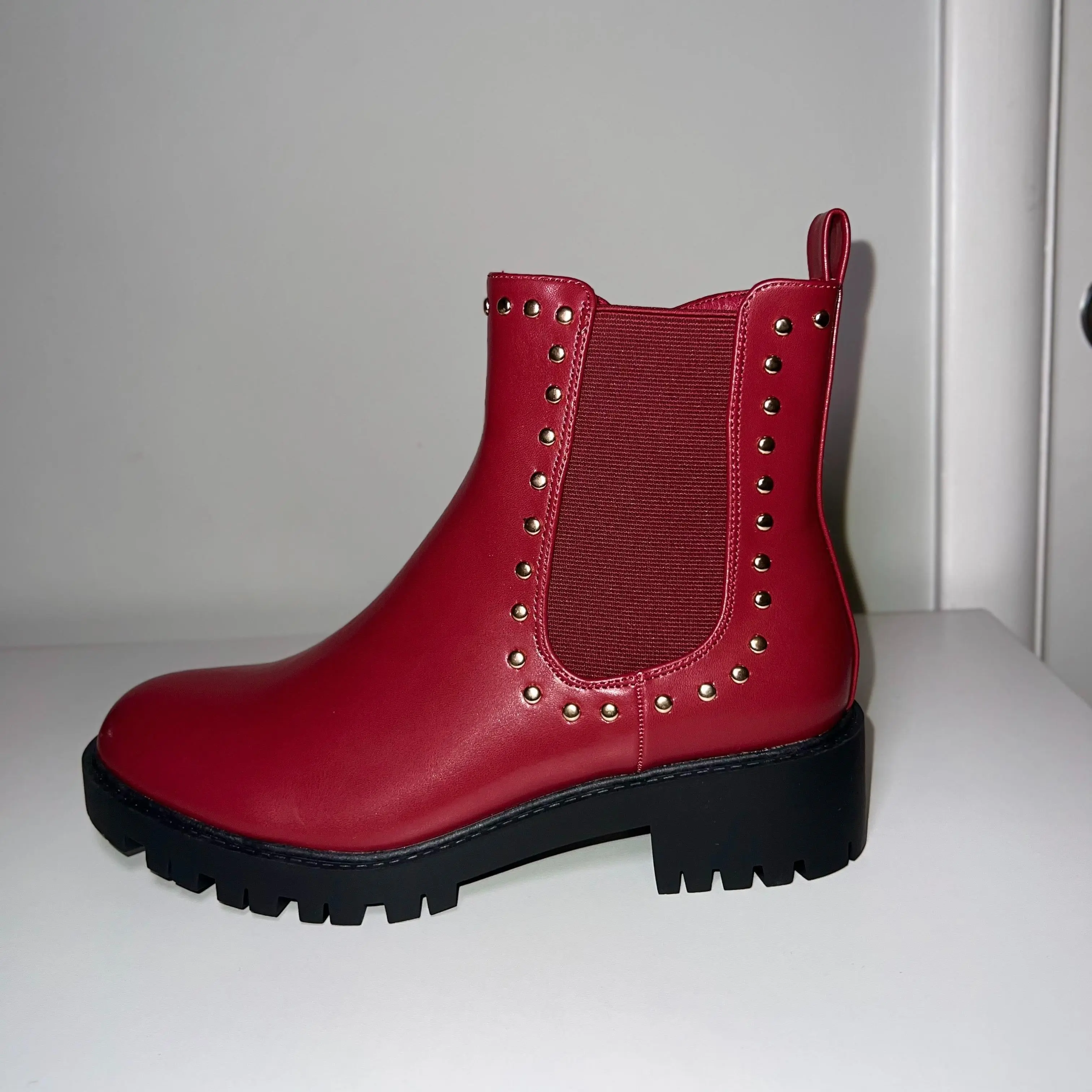 Kiara- Platform Anklet Boots Leather Western Boots Western Cowboy Boot