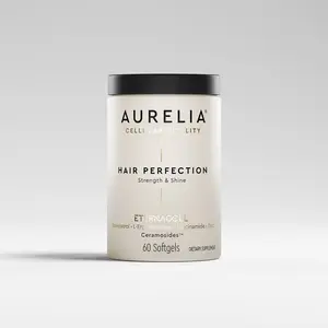 AURELIA Hair Perfection, Skin Perfection, 3-in-1 Perfection | Advanced Cellular Anti-Aging Supplement | Supports Hair Growth | Enhances Skin Clarity & Tone | Boosts Collagen Production | ETERNACELL Blend - Zinc, Resveratrol, Niacinamide, Ergothioneine