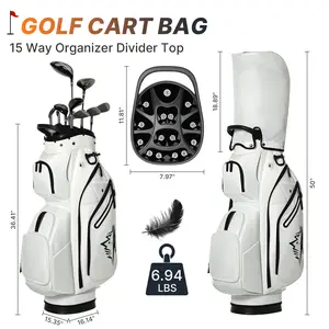 uniHimal Silence 002 Quiet Soundless 15 Way Organizer Dividers Golf Cart Bag