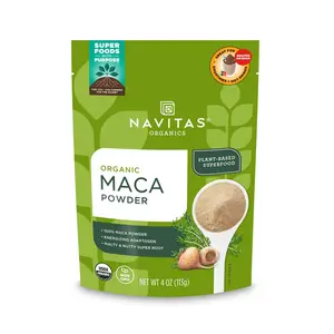 Navitas Organics Maca Powder, 8 oz. Bag, 45 Servings — Organic, Non-GMO, Low Temp-Dried Gluten-Free add to Sweet  Beverage