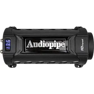 Audiopipe 10 Farad Capacitor w/ Digital Display & Status Indicator ACAP-D10000