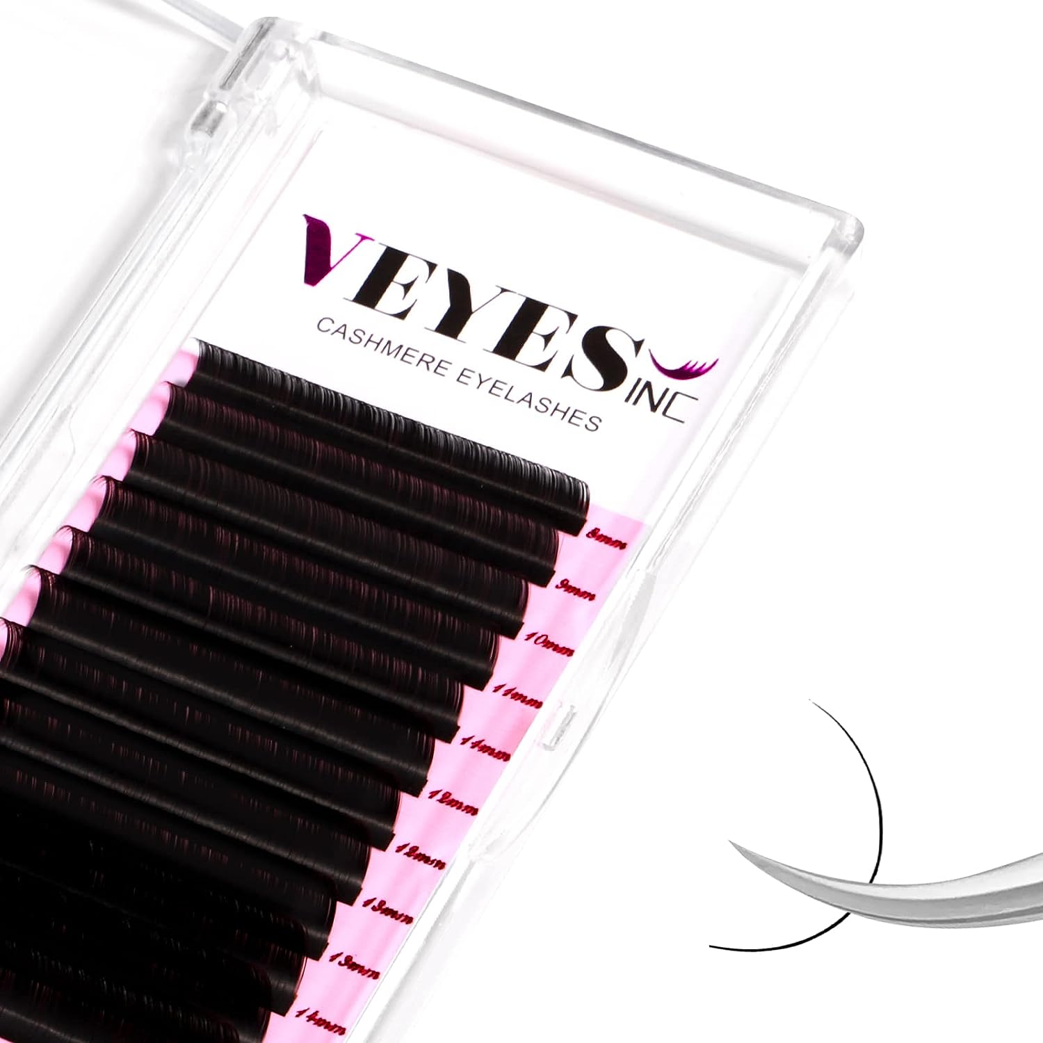 VEYESINC Cashmere Lashes Eyelashes Individual Eyelash Extension Textured Lashes for Professional use