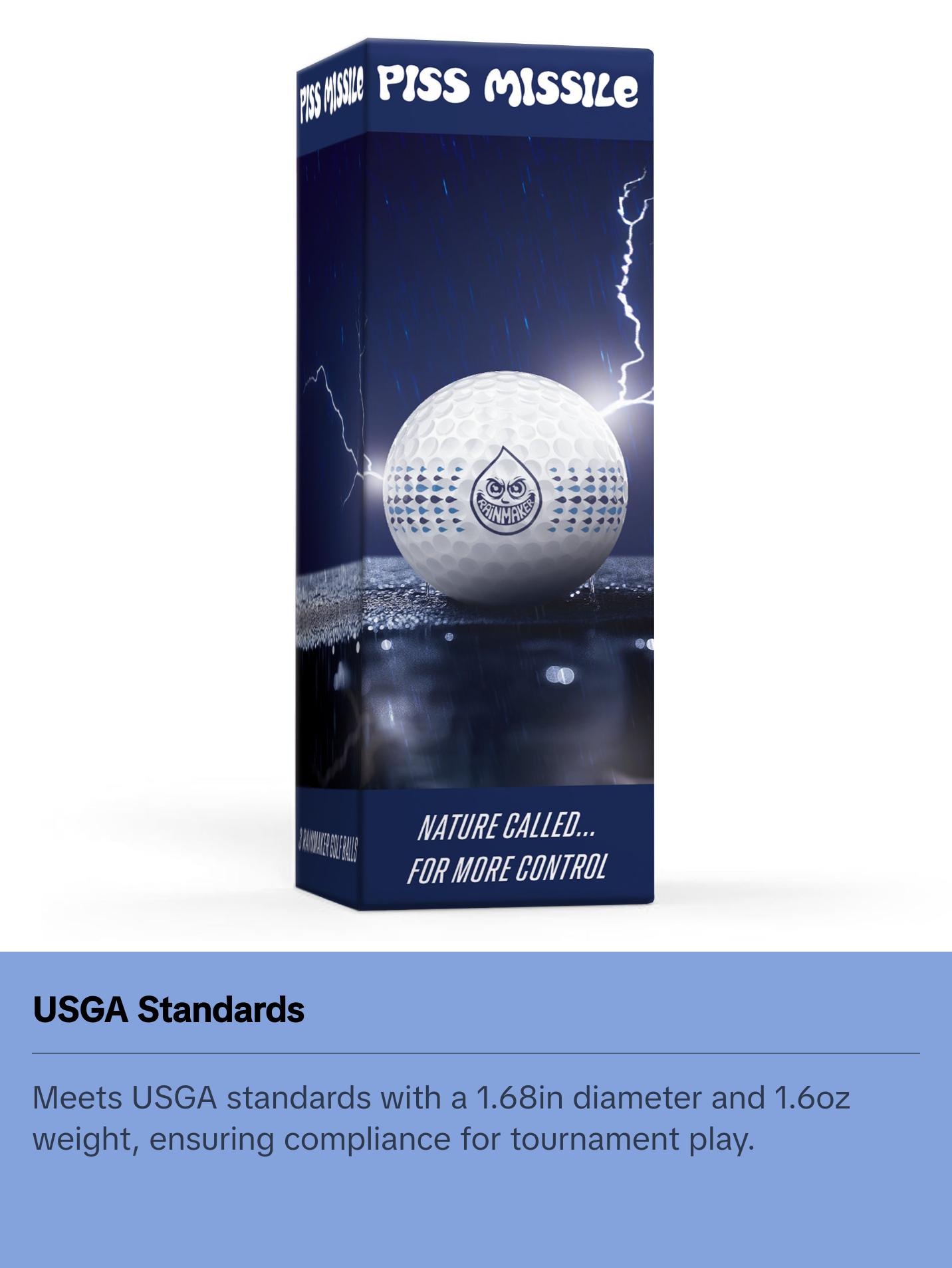 RAINMAKER GOLF BALLS 12pk- ultimate spin control