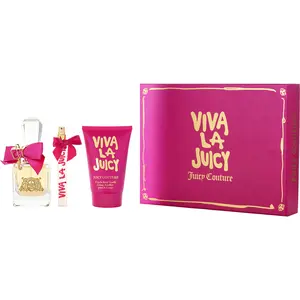Viva La Juicy Set-Eau De Parfum Spray 1.7 Oz & Body Lotion 4.2 Oz & Eau De Parfum Spray 0.33 Oz Mini For Women Viva La Juicy Set-Eau De Parfum Spray 1.7 Oz & Body Lotion 4.2 Oz & Eau De Parfum Spray 0.33 Oz Mini For Women