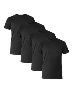 Hanes 4-Pack T-Shirt Undershirts for Men, Slim Fit T-Shirts – Moisture-Wicking – Black/White Multi-Pack