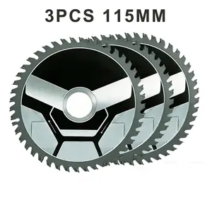 4.5" 3PCS Diamond Tile Cutting Blades - Ultra-Thin Dry Cutting Disc for Ceramic, Marble, Granite - Angle Grinder Blades& Durable for Masonry/Construction Power Tool