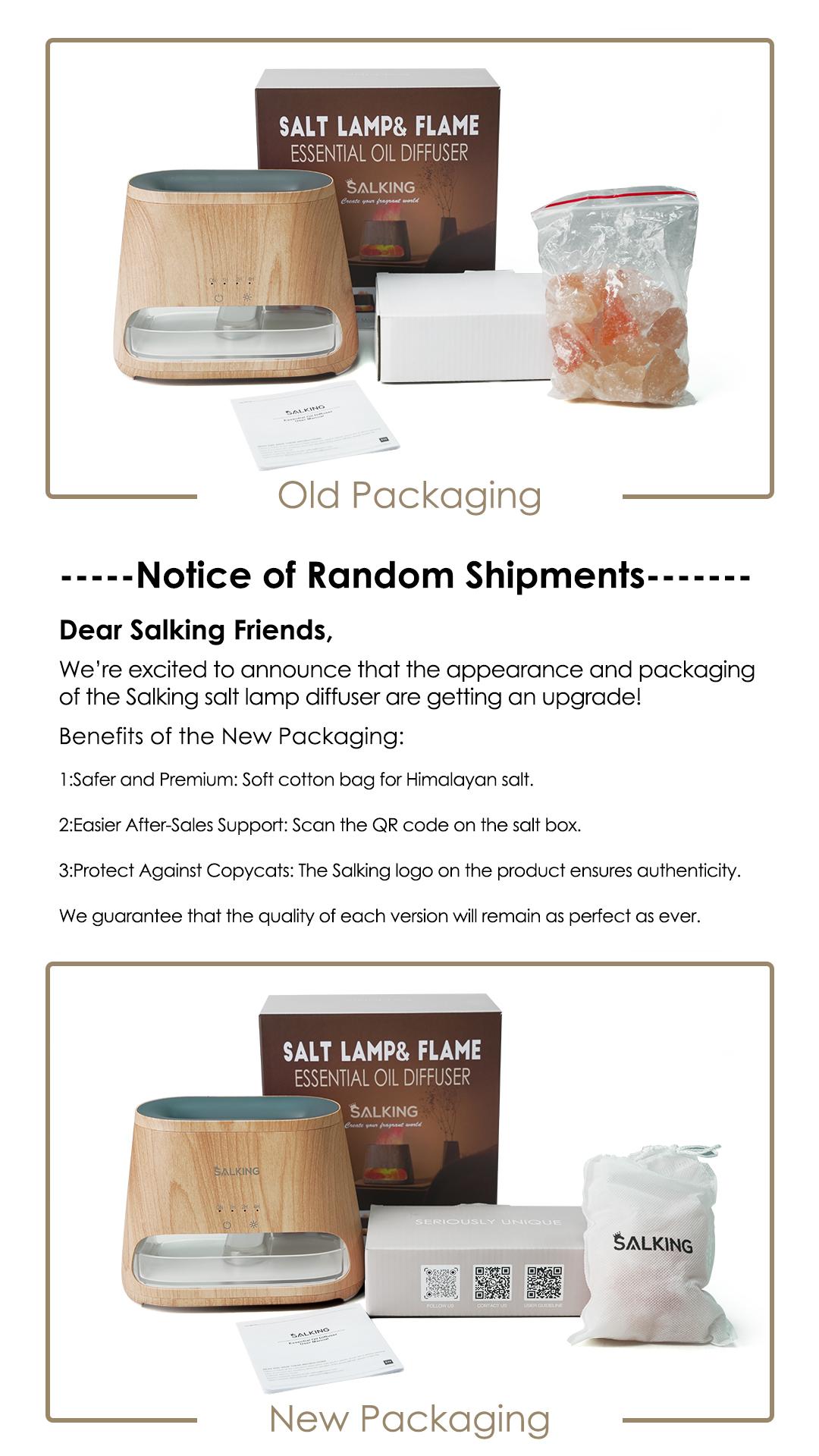 【TikTok Shop Weekly Deals】SALKING 2-in-1 Himalayan Salt Lamp Diffuser,  Himalayan Salt, Ultrasonic Essential Oil Diffuser , Schedule shutdown & Large capacity(For Bedroom/Office/Bathroom/Car)Night Lamp