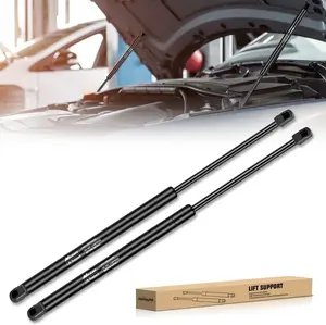 Nilight Hood Gas Struts Lift Supports 4339 for 2000-2005 Ford Excursion 1999-2005 Ford F-250 F-350 F-450 F-550 Super Duty Spring Shocks 18 Inch, 2PCS Set Rod Universal Car Accessories Truck Accessories, Vehicle Accessories, Replacement