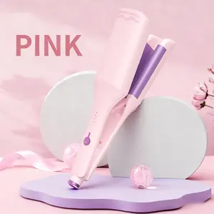 French Style Curling Iron 32mm Deep Wave Crimper, Negative Ionic for Fast Smooth Wavy & Mermaid Waves, Adjustable Temperature for Gentle Hair Care, Portable Hair Styling Tool