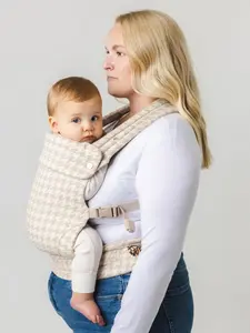 Baby Carrier, Newborn to Toddler, Lightweight Breathable Cotton, Ergonomic Comfort, Hands-Free Babywearing, Mom Must Have Houndstooth
