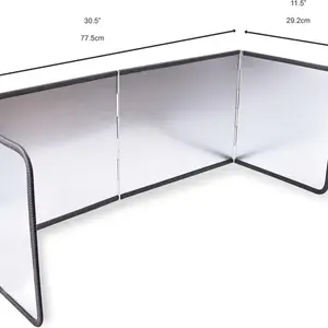 4 Sided Splatter Guard for Frying Stove Top Stainless Steel Splatter Screens