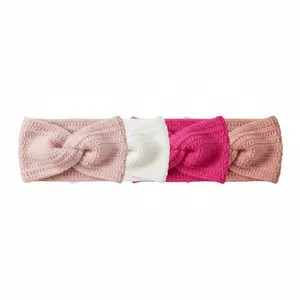 Pink Headband Bundle- 4 Pack Handmade Crochet Ear Warmers hair accessories