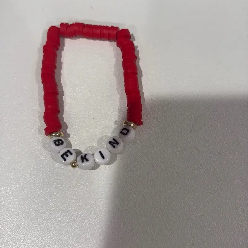 Red be kind bracelet