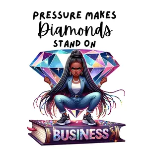 Heat transfer, stand on business, press and peel, made to order