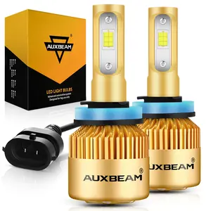 H11 LED Headlight Bulbs (2Pcs), 72W 10000LM 6500K Cool White Single Beam, 12Pcs CSP Chips, Aviation 6063 Aluminum, IP68 Waterproof, 50000H Fan Heat Dissipation, 9-12V 2.3A Car LED Lights