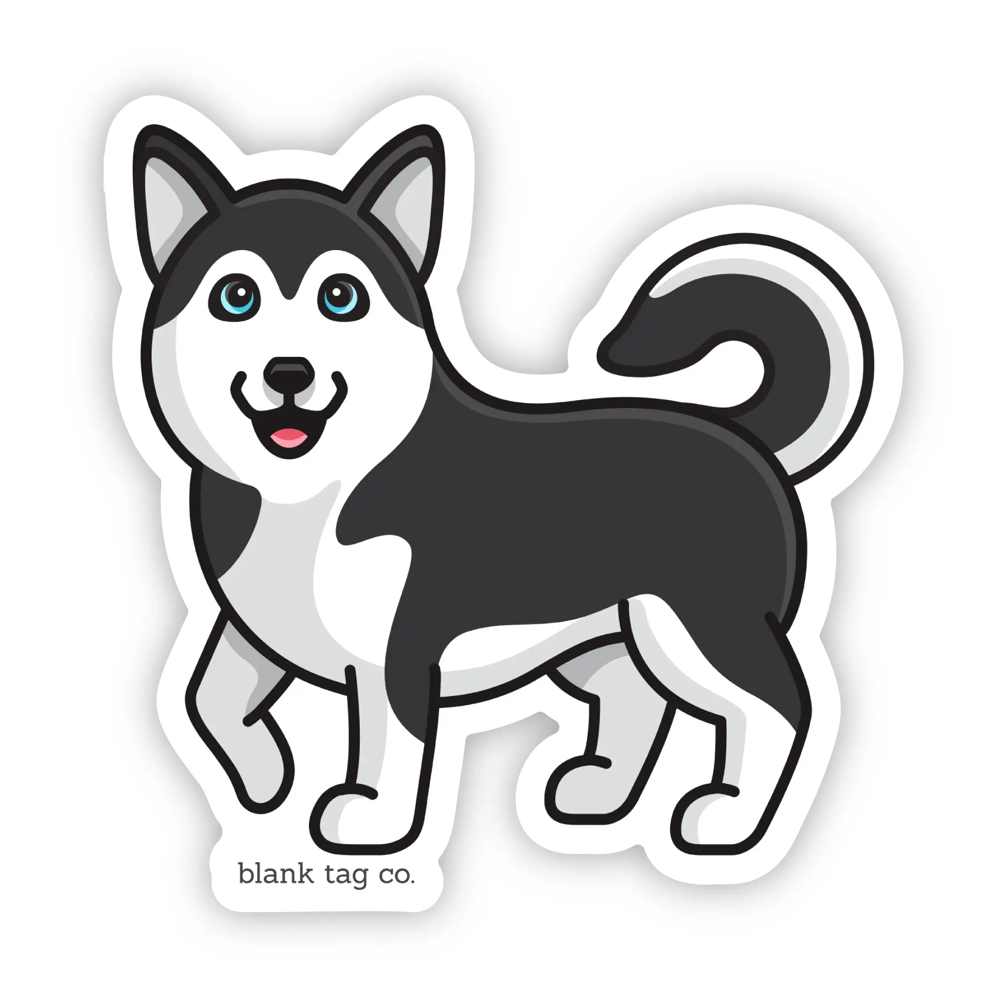 Blank Tag Co.® Waterproof Sticker - Husky