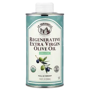 La Tourangelle Organic Regenerative Extra Virgin Olive Oil, 16.9 fl oz (500 ml)