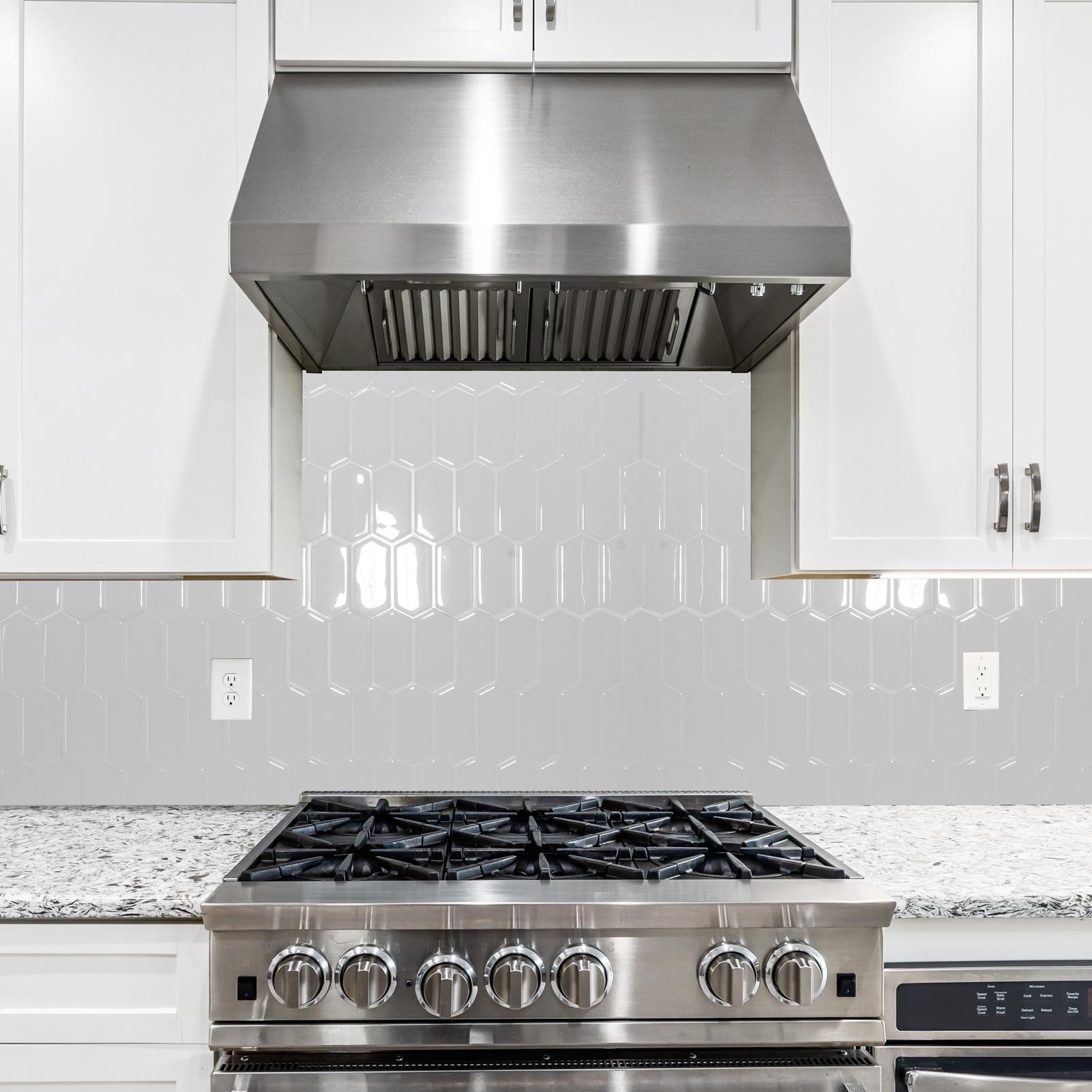 Art3d 10-Sheet Extra-Thick Vinyl Tiles Peel & Stick Backsplash,Strong Adhesive & No Sticky Residue for Kitchen & Bathroom Decor