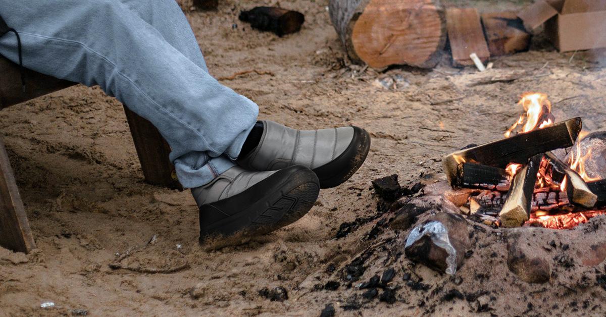 FitVille Mens Winter Boots Wide Width Water Resistant Snow Boots for Men Lightweight Warm Fur Lined