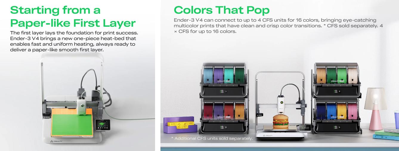 Creality Ender-3 V4 Combo 3D Printer