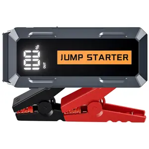 【Povasee】6000A Portable Car Jump Starter 12V Auto Battery Booster Emergency Starting Device Power Bank for Cars Trucks SUV