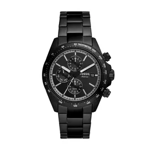 Fossil Men's Autocross Multifunction Black Stainless Steel Watch